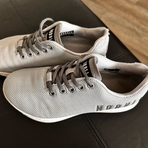 Arctic Gray and White NoBull trainers